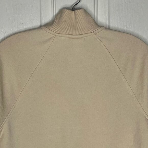 Lego Sz XS Zip Up Sweatshirt Colorblock Stripes Tan Purple Red Orange - Picture 8 of 13